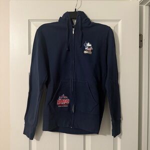 Disney Epcot World Showcase American Adventure Full Zip Hoodie Fits Youth Large